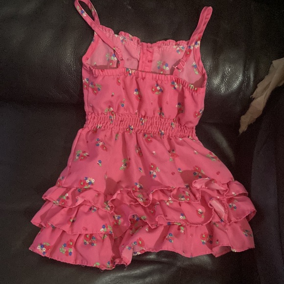 Cherokee extra small 4/5 pink with different color, flower pattern girl shirt - Picture 2 of 3